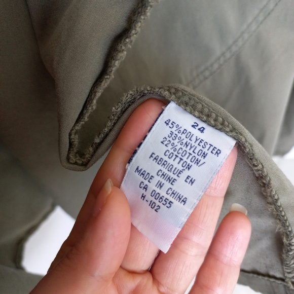 Penningtons Plus Women's Embroidered Olive Green Shirt/Jacket Size 24 =2X - Picture 14 of 17